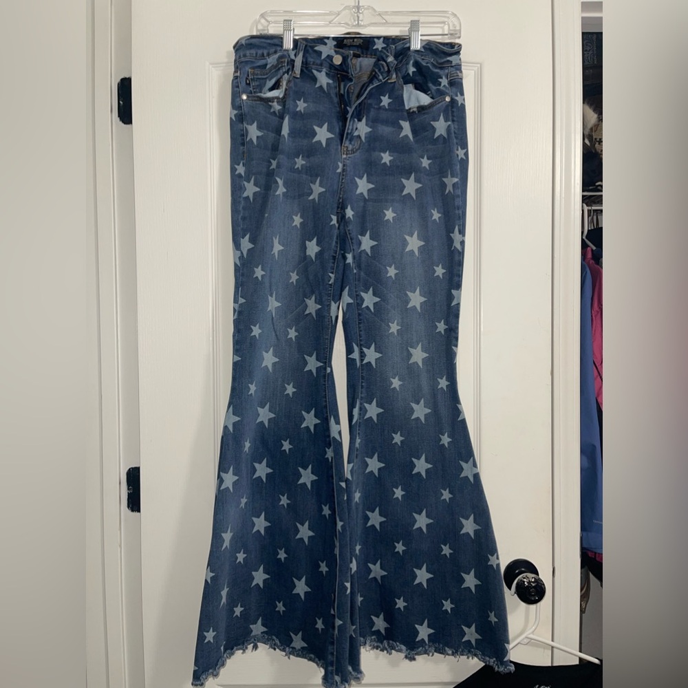 Judy Blue Star Spangled Print